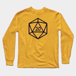 DnD - Natural 20 D20 Long Sleeve T-Shirt